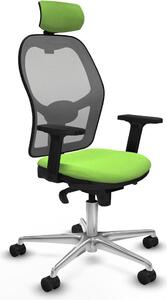 Sedia da ufficio con poggiatesta Piqueras y Crespo 2D086N2 Colore pistacchio
