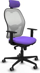 Sedia da ufficio con poggiatesta Piqueras y Crespo 1D036G2 Viola