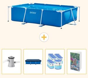 Piscina fuori terra rettangolare - 260x160x65 cm - 5 pezzi - Modello SCB127
