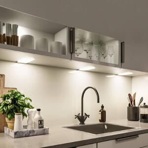 Paulmann Lampada LED sottopensile Bredo, con sensore, set da 3 pezzi Bredo, Alluminio / Grigio / Zincato, Cucina, Plastica, Moderno, Lampade per mobili