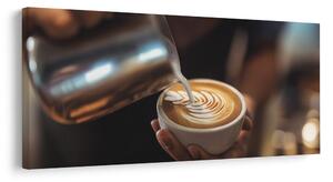 Quadro su tela – Maestria nell'arte del latte