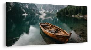 Quadro su tela – Acqua tranquilla e montagne