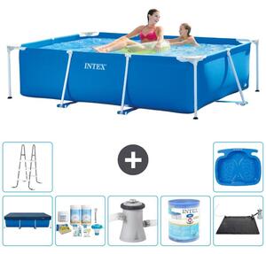 Piscina fuori terra rettangolare - 220x150x60 cm - 8 pezzi - Modello S30019