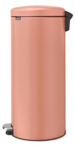 Cestino per la spazzatura color salmone in acciaio con pedale 30 l NewIcon – Brabantia