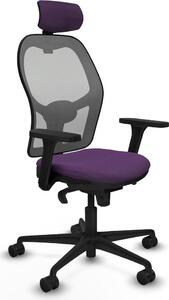 Sedia da ufficio con poggiatesta Piqueras y Crespo 3D036N2 Viola