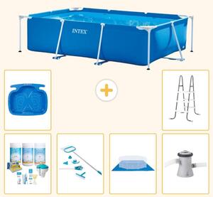 Piscina fuori terra rettangolare - 260x160x65 cm - 7 pezzi - Modello S20832