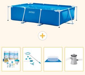 Piscina fuori terra rettangolare - 260x160x65 cm - composta da 5 parti - modello S20828