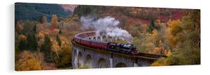 Quadro su tela – Viaggio in treno nella valle