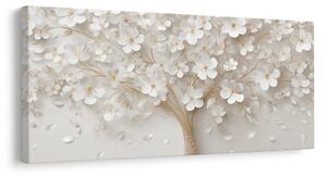 Quadro su tela – Eleganza dell'albero della vita floreale