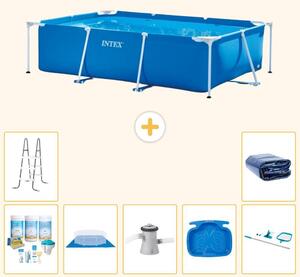 Piscina fuori terra rettangolare - 260x160x65 cm - 8 pezzi - Modello S20039