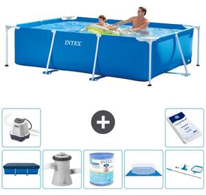 Piscina fuori terra rettangolare - 260x160x65 cm - 8 pezzi - Modello S30093