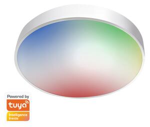 LogiLink SH0122 LogiLink Wi-Fi Smart LED plafoniera, compatibile con Tuya, bianco