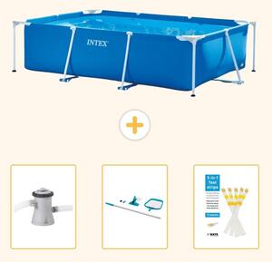 Piscina fuori terra rettangolare - 260x160x65 cm - 4 pezzi - Modello SCB82