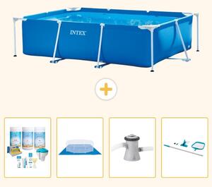 Piscina fuori terra rettangolare - 220x150x60 cm - 5 pezzi - Modello S20817