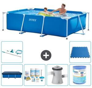 Piscina fuori terra rettangolare - 260x160x65 cm - 7 pezzi - Modello S30117