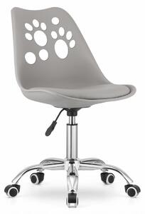 Sedia da ufficio ergonomica con ruote e altezza regolabile
