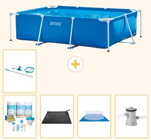 Piscina fuori terra rettangolare - 220x150x60 cm - composta da 6 elementi - modello S20813