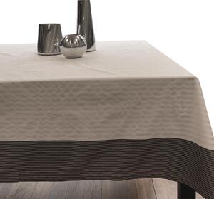 Tovaglia Da Cucina In Saia Di Cotone Stripes 150X250 Promotion Items Moderno Grigio Caleffi