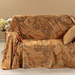 Telo Arredo Copridivano Grandecor In Raso Di Cotone Geo Classic Matrimoniale Alviero Martini 1A Classe Geo Caleffi