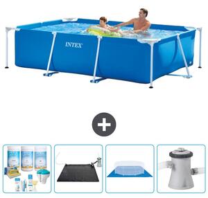 Piscina fuori terra rettangolare - 260x160x65 cm - composta da 5 elementi - modello S20826