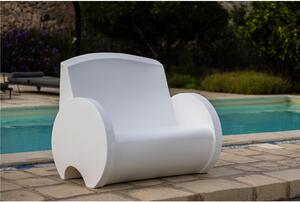 Divano seduta in polietilene SUNSET Dimensioni 127x97x h 76 cm Per arredare al meglio uno spazio in giardino o a bordo piscina uso interno esterno bianco