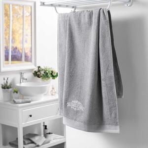 Asciugamano da bagno in grigio 70 x 130 cm