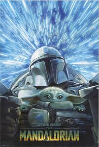 Posters, Stampe Star Wars The Mandalorian - Hyperspace, (61 x 91.5 cm)