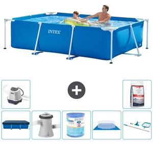 Piscina fuori terra rettangolare - 260x160x65 cm - 8 pezzi - Modello S30094