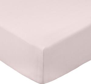 Lenzuolo con angoli rosa in percalle di cotone 90x190 cm Cotton Percale – Bianca