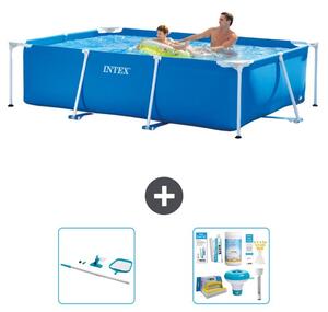 Piscina fuori terra rettangolare - 260x160x65 cm - in 3 pezzi - modello S22346