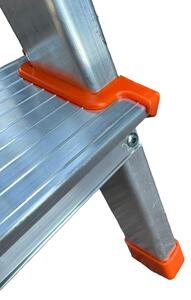 Sgabello domestico in alluminio con piedini antiscivolo Tip Tap STEP-UP - 2 Gradini