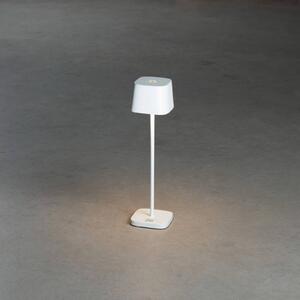 Konstsmide Lampada LED da tavolo Capri-Mini esterni, bianco