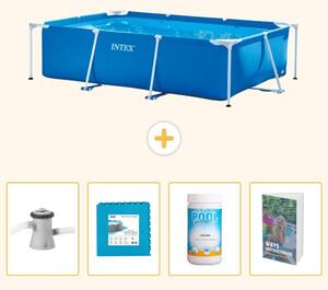 Piscina fuori terra rettangolare - 260x160x65 cm - 5 pezzi - Modello SCB130