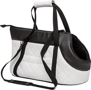 Borsa da trasporto per cani -25x50x27 cm- morbidamente imbottita, lavabile, con maniglia di trasporto