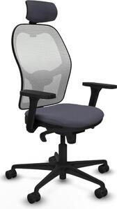 Sedia da ufficio con poggiatesta Piqueras y Crespo 3D036N2 Grigio scuro