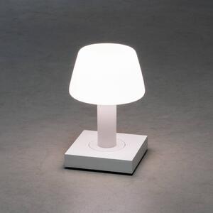 Konstsmide Lampada LED da tavolo Monaco esterni accu, bianco