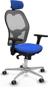 Sedia da ufficio con poggiatesta Piqueras y Crespo 3D086G2 Blu