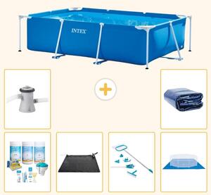 Piscina fuori terra rettangolare - 260x160x65 cm - 7 pezzi - Modello S20032