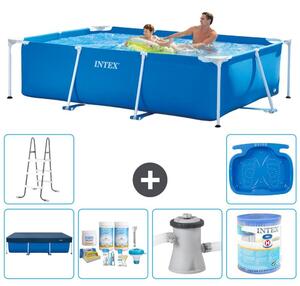 Piscina fuori terra rettangolare - 260x160x65 cm - 7 pezzi - Modello S30083