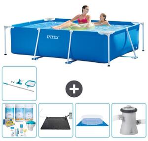 Piscina fuori terra rettangolare - 220x150x60 cm - composta da 6 elementi - modello S20813