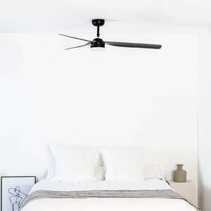 FARO BARCELONA Ventilatore a soffitto Punt M DC lampada LED nero