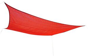 Outsunny Tenda Tendone Parasole Rettangolare 3x4m Rosso