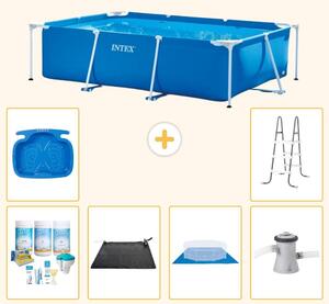 Piscina fuori terra rettangolare - 260x160x65 cm - 7 pezzi - Modello S20830