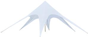 Outsunny Struttura Parasole Tendone Gazebo Impermeabile in Poliestere, Bianco