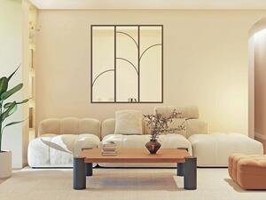 Vetrata stile art déco in alluminio termolaccato - L120 x H130 (L x H) - OLENA
