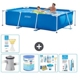 Piscina fuori terra rettangolare - 260x160x65 cm - 6 pezzi - Modello S22347