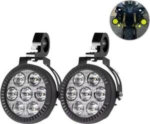 Faro LED per moto, alta luminosità, costruzione durevole, 2pcs 45inch D043