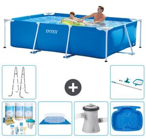 Piscina fuori terra rettangolare - 260x160x65 cm - 7 pezzi - Modello S20831