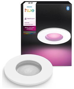Lampada a incasso Philips Hue White and Color Ambiance, Bluetooth/Zigbee, colore bianco, attacco GU10, per interni, temperatura di colore regolabile da 2000 K a 6500 K