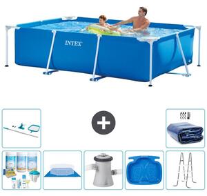 Piscina fuori terra rettangolare - 260x160x65 cm - 8 pezzi - Modello S20039